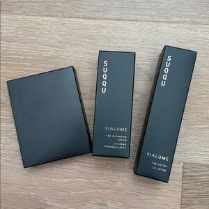 SUQQU Blush Palette with Mirror & Skincare Bundle